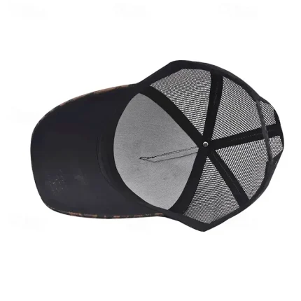 Men's Baseball Cap Sun Hat Trucker Hat Mesh Cap Black Golden Poly / Cotton Blend Adjustable Fashion Daily Wear Festival Letter Printed Letters Casual - Image 6