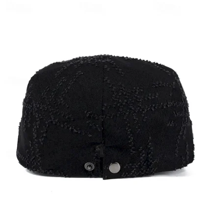 Men's Flat Cap Ascot Hat Newsboy Hat Black Orange Cotton Fashion Casual Street Daily Plain Adjustable Sunscreen Breathable 2025 - Image 6