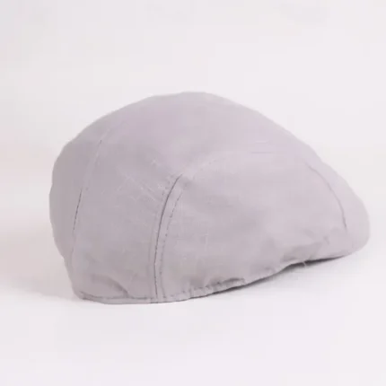 Men's Flat Cap Black White Cotton Fashion Streetwear Stylish 1920s Fashion Outdoor Daily Going out Plain Warm 2025 - Image 4