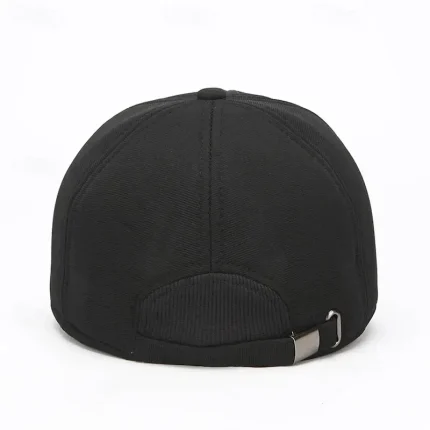 Men's Winter Hats Winter Warm Cap Winter Baseball Cap Black Dark Navy Polyester Adjustable Fashion Modern Contemporary Daily Wear Festival Plaid / Str - Image 5