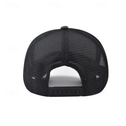 Men's Baseball Cap Sun Hat Trucker Hat Mesh Cap Black Golden Poly / Cotton Blend Adjustable Fashion Daily Wear Festival Letter Printed Letters Casual - Image 5