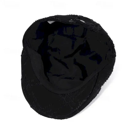 Men's Flat Cap Ascot Hat Newsboy Hat Black Orange Cotton Fashion Casual Street Daily Plain Adjustable Sunscreen Breathable 2025 - Image 5