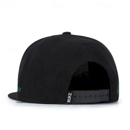 Men's Snapback Hat Sun Hat White Black White Cotton / Polyester Blend Embroidered Fashion Casual Daily Weed Leaf Adjustable Sunscreen Breathable 2025 - Image 5