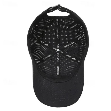 Men's Baseball Cap Sun Hat Trucker Hat Black White Polyester Fashion Casual Street Daily Plain Adjustable Sunscreen Breathable Quick Dry 2025 - Image 3