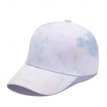 Men's Baseball Cap Sun Hat Trucker Hat White Blue Cotton Adjustable Fashion Daily Wear Festival Tie Dye Casual / Daily 2025 - Image 6