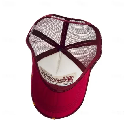 Men's Baseball Cap Sun Hat Trucker Hat Mesh Cap Black Yellow Cotton Adjustable Fashion Daily Wear Festival Letter Embroidery Casual / Daily 2025 - US - Image 6