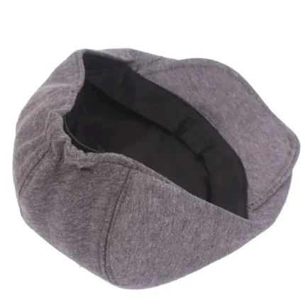 Men's Flat Cap Black White Cotton Streetwear Stylish 1920s Fashion Outdoor Daily Going out Plain Sunscreen 2025 - Image 3