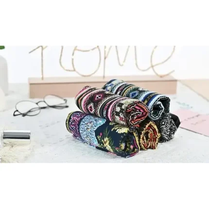 men's women's vintage floral beanie lightweight breathable skull cap slouchy thin beanie baggy hat for daily wear slouchy hip-hop soft running adult d