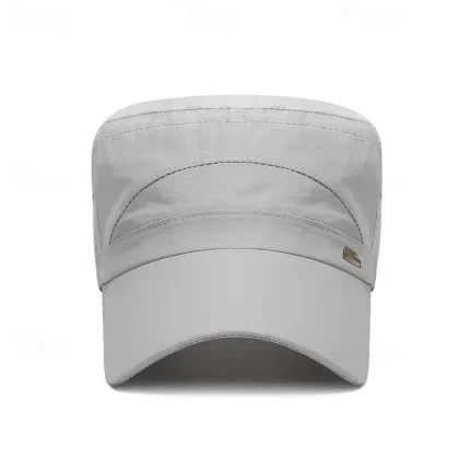 Men's Military Cap Cadet Hat Black Blue Cotton Mesh Travel Beach Outdoor Vacation Plain Adjustable 2025 - Image 3