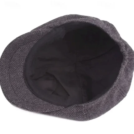 Men's Beret Hat Newsboy Hat khaki Light Grey Cotton and Linen Streetwear Stylish 1920s Fashion Outdoor Daily Going out Graphic Prints Sunscreen 2025 - Image 5